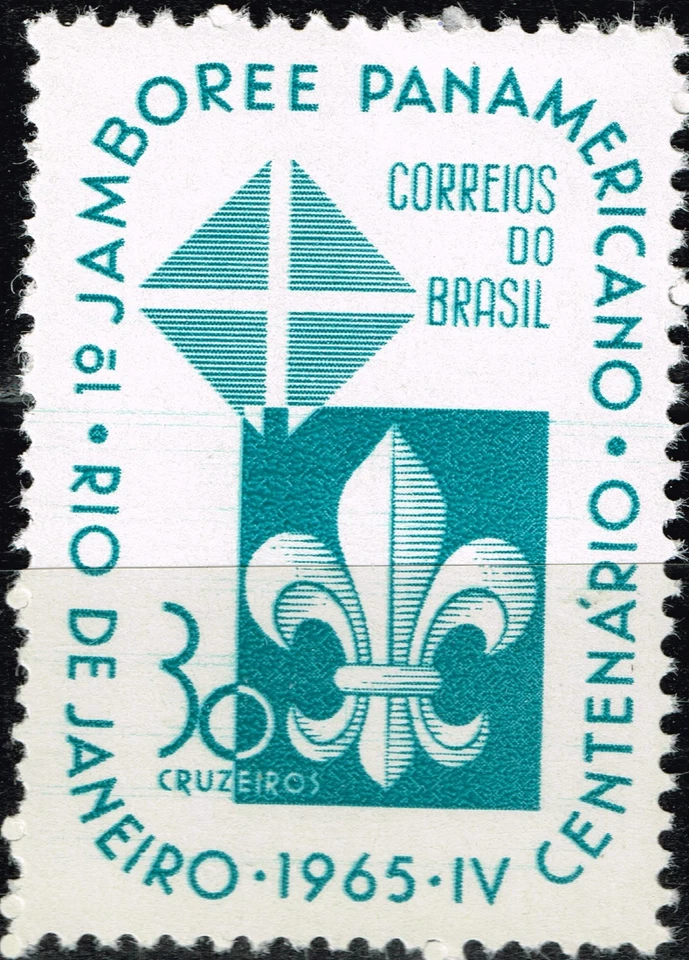 Sello de los Boy Scouts de Brasil 1965 MNH Foto 1 de 1
