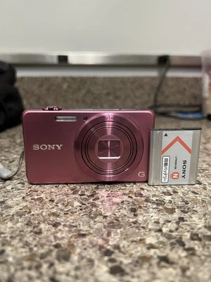 SONY Cyber-shot DSC-WX200 Pink Compact Digital Camera - Image 1 of 4