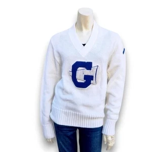 Vintage 70s Varsity Cheerleader Letter G Sweater Size X Small - Picture 1 of 7