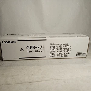 Canon GPR-37 Laser Toner Black Genuine / Original for imageRunner Advance - Picture 1 of 5