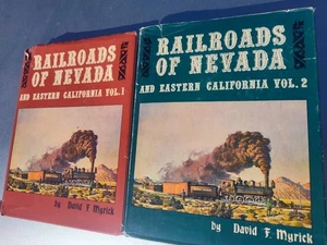 Railroads of Nevada and Eastern California David F. Myrick Howell North Vol 1&2 - Imagen 1 de 6