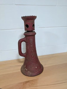 Vintage The Buda Co Screw Jack 2 X 12 High Tool Home Railroad Nice! HARVEY ILL. - Picture 1 of 10