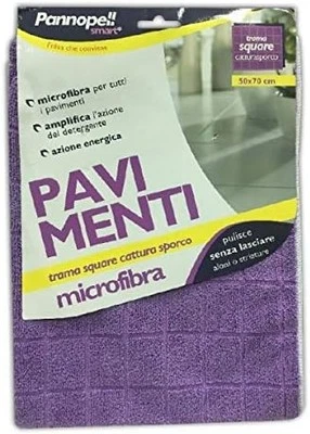 PANNOPELL LINEA SMART PANNO IN MICROFIBRA PER PAVIMENTI QUADRETTO 50X70CM COD I5 - Immagine 1 di 4