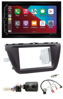 ESX 2DIN DAB USB Lenkrad Bluetooth Autoradio für Suzuki SX4 ab 2013 - Bild 1 von 4