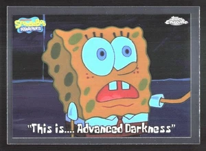 2025 Topps Chrome Sponge Bob This is ... Advanced Darkness #72 - Picture 1 of 2