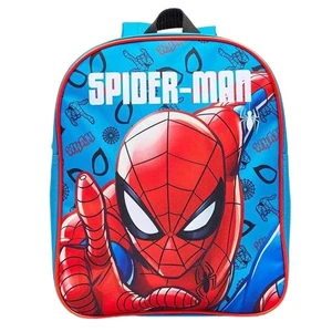 Kinder Jungen Marvel Spiderman Rucksack Vorschule Kindergarten klein hellblau - Bild 1 von 5