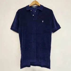 Polo Ralph Lauren Terry Polo Azul Marino Para Hombre Pequeño Nuevo Con Etiquetas - Imagen 1 de 6
