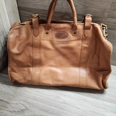 Vintage Dakota Tumi Leather Luggage Bag Messenger - Image 1 of 4