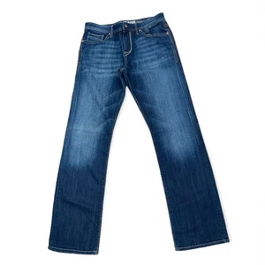 Jeans Mavi lavado oscuro pierna recta estilo mate talla 32x32 - Imagen 1 de 11