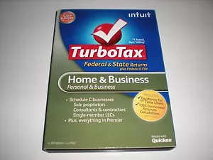 Turbotax 2012 Home & Business w/ state. New in box. (Prior tax year version). - Picture 1 of 3