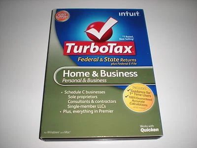 Turbotax 2012 Home & Business w/ state. New in box.  (Prior tax year version). - Image 1 of 3