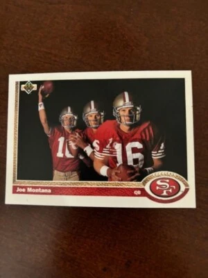 Joe Montana San Francisco 49ers Football card excellent condition  - Image 1 of 2