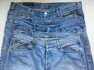Herren Levi`s 505 Jeans Klasse A "Minus" normale Passform gerades Bein authentisch  - Bild 1 von 9