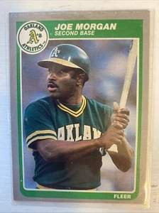 1985 Fleer #431 Joe Morgan Oakland A's HOF – VH Condition Cary Global - Picture 1 of 2