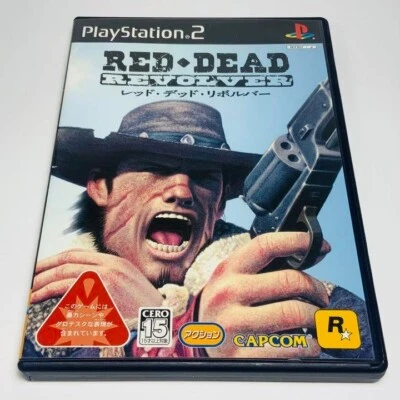 PS2 PlayStation 2 RED  DEAD  REVOLVER Japanese Tested Genuine - Image 1 of 3