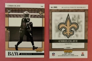 Chris Olave 2022 Panini Instant Rookie Black & White RC Saints #6 PR 649 - Picture 1 of 1
