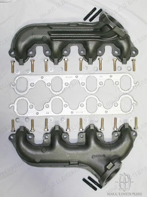 Ford Thunderbird 429 460 1968-1974 juego de colectores de escape con kit de montaje NUEVO Foto 1 de 4