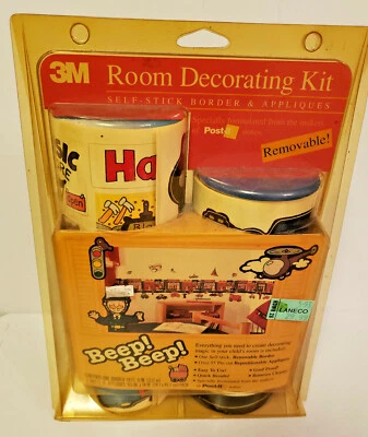 Винтажный 1991 3M комнаты украшения набор самоклеящиеся аппликации звуковой сигнал! Звуковой сигнал! Laneco - Изображение 1 из 4