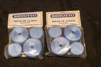 Fita adesiva para guidão e plugues de barra NOS Vintage Benotto - Azul claro - Imagem 1 de 2