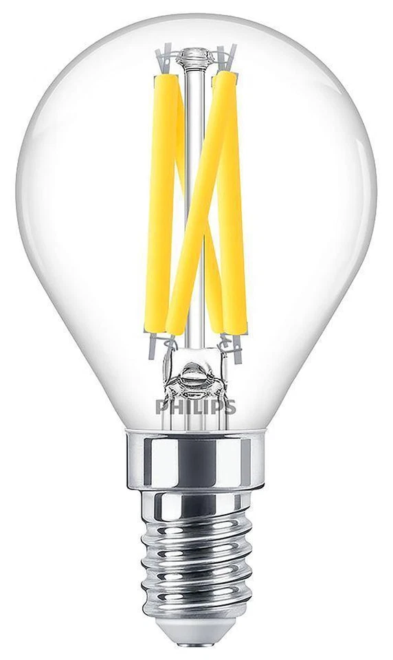 5.9W LED Clear P45 Golf Ball Bulb, E14, Dimmable 2200-2700K, 806lm 929003014182 - Image 1 of 1