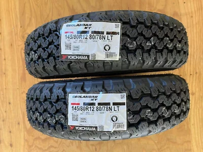 YOKOHAMA  Geolander KT Y828C 145/80R12 80/78N LT   Tires Snow Mud　Set of 2 - Image 1 of 4