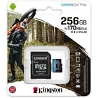 Kingston 256Gb Canvas Go! Plus Uhs-I Microsdxc Memory Card With Sd Adapter