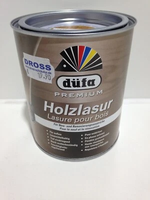 Düfa Premium Holzlasur Kiefer lösemittelhaltig 4Jahre Langzeitschutz 0,75/2,5 L