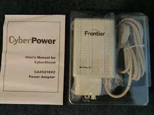 FRONTIER CyberPower Alcatel-Lucent CA25U16V2-WHT 16V 1.6A Power Supply For ONT - Picture 1 of 11