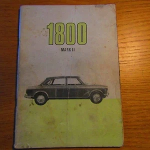 British Motor Corporation BMC 1800 MK2 Mark II Owner's Handbook Manual 1968 - Picture 1 of 1