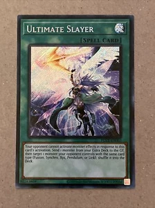 Yu-Gi-Oh! TCG POTE-EN067 Ultimate Slayer Unlimited Secret Rare Spell FRESH - Picture 1 of 2
