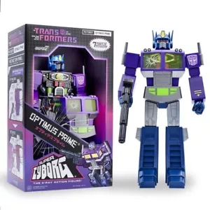 Transformers - Super7 Super Cyborg - Figurine 28cm - Optimus Prime "Shattered Gl - Foto 1 di 8