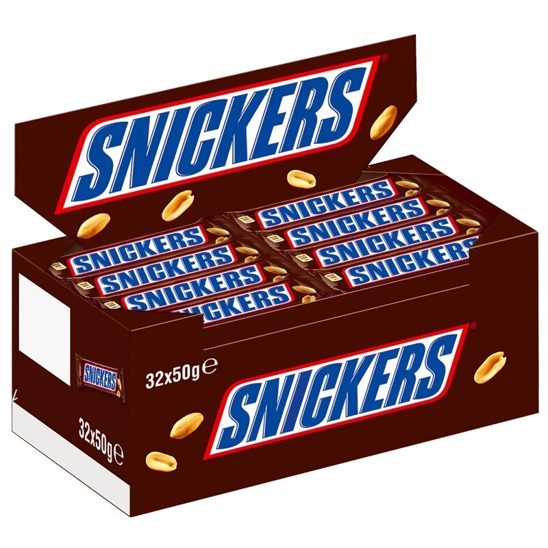(12 /1kg) Snickers Riegel Schokolade 32 Riegel