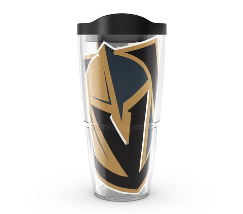 VEGAS GOLDEN KNIGHTS, 24oz DOUBLE WALL, TUMBLER FROM TERVIS WITH LID INCLUDED Cover