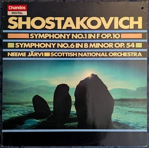 Shostakovich Symphony No. 1 & 6/ Neeme Jarvi/Scottish National Orchestra/NM/VG+ - Foto 1 di 5