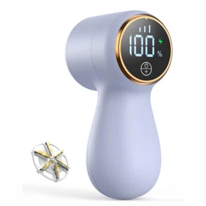 Fabric Shaver, Electric Lint Remover, Rechargeable Sweater Defuzzer, 3-speed - Picture 1 of 13
