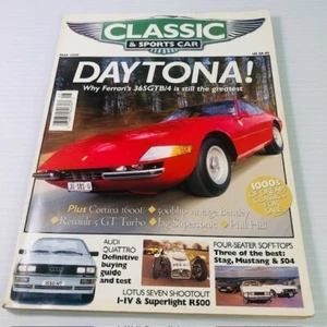 Classic And Sports Car Magazine 2000 May Daytona, Ferrari 365GTB/4, Audi Quatro - Picture 1 of 18