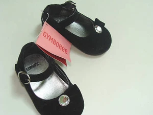 Gymboree Classic Holiday Girls Size 5 Black Shoes NEW NWT - Picture 1 of 2