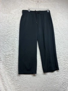 Member's Mark Lounge Capri Pants Womens Medium Black 4-Way Stretch Relaxed Fit - Picture 1 of 14
