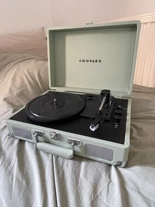 Crosley Cruiser Plus Portable Bluetooth Record Player Turntable Mint 3-Speed - Picture 1 of 6