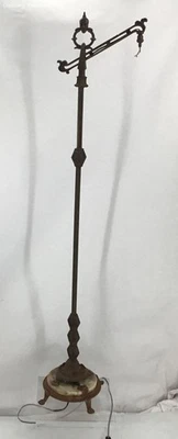 Vintage Rembrandt R7082 Onyx Base Devil/Genie Head Bridge Lamp (No Lantern) - Image 1 of 4