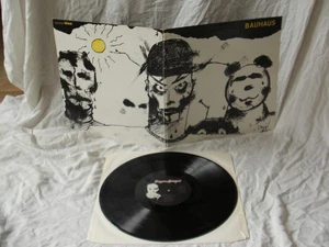 BAUHAUS MASK EARLY 1980s UK PRESS ORIGINAL BEGGARS BANQUET LABEL DESIGN - Picture 1 of 15