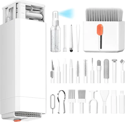 32 in 1 Cell Phone Cleaning Kit with Charging Port Cleaner,Stylus Pen,Sim Tool,K - Image 1 of 4