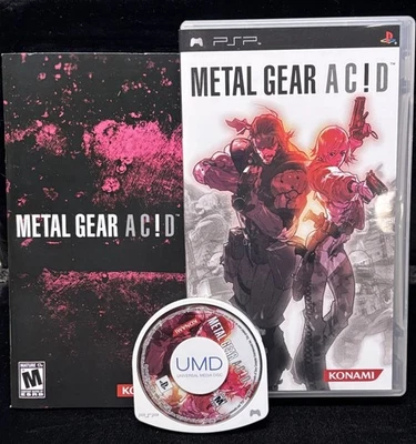 2005 Metal Gear Acid Sony PlayStation Portable PSP CIB Complete Working Minty! - Image 1 of 4