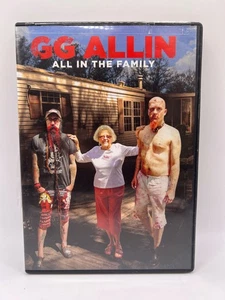 GG ALLIN All In The Family DVD - MVD Visual ALL REGION - PLEASE READ - Picture 1 of 5