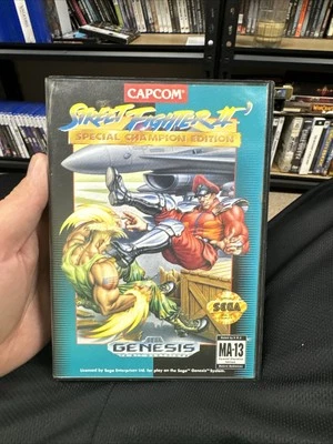 Street Fighter II': Special Champion Edition (Sega Genesis) Tested Game & Box - Image 1 of 4