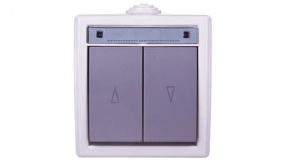 ELEKTRO-PLAST NASIELSK Aquant Łącznik żaluzjowy szary ŁNT 1208-10