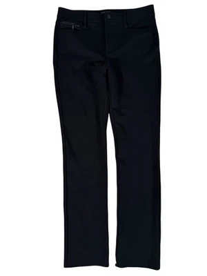 Pantalones Legging NYDJ Negros Frente Plano Ajustados Pierna Para Mujer Talla 10 Foto 1 de 4