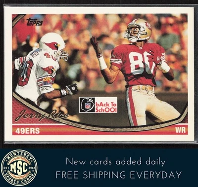 Jerry Rice 1994 NFL Properties Back to School #NNO San Francisco 49ers - Image 1 of 2