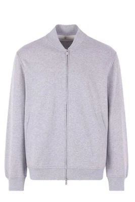 Chaqueta Jersey Gris BRUNELLO CUCINELLI Para Hombres * Talla L * Minorista $1540 Foto 1 de 4