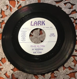 Joe Darensbourg/Dixie Flyers 45 Record -Lark 452-Yellow Dog Blues/Martinque VG- - Foto 1 di 3